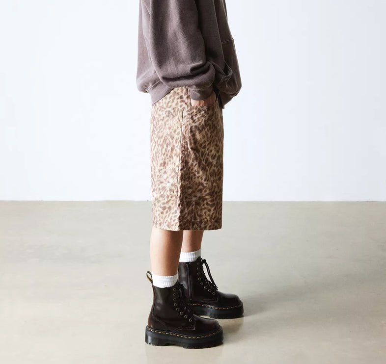 Dr. Martens Unisex Jadon Arcadia Leather Platform Boots Cherry Red