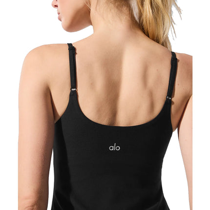 alo Women's Alosoft Encore Tennis Dress Black