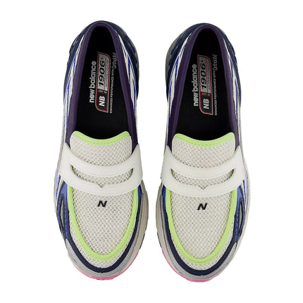 New Balance 1906L Silver Metallic with NB Navy and Pink Heat U190667K