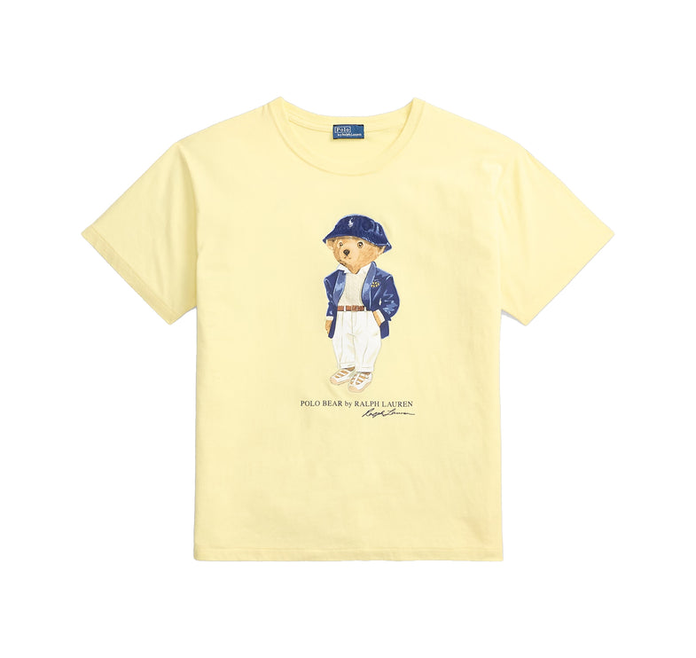 Polo Ralph Lauren Women's Polo Bear Cotton Jersey Tee Bird Yellow