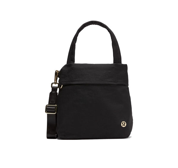 lululemon Unisex On My Level Small Tote Bag 5L Black/Gold