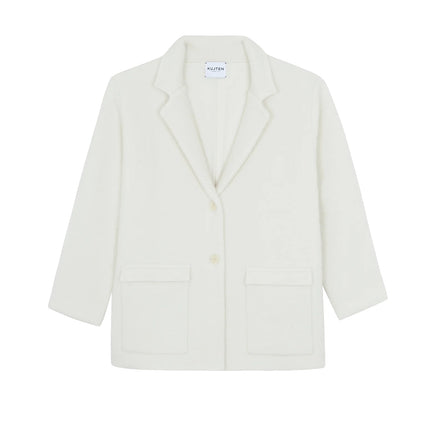 KUJTEN Women's Cashmere Bree Jacket White
