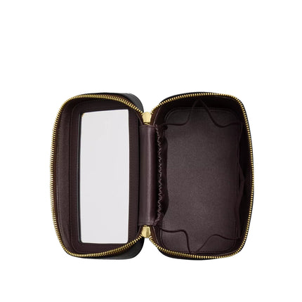 Coach Women's Cosmetic Case Gold/Black
