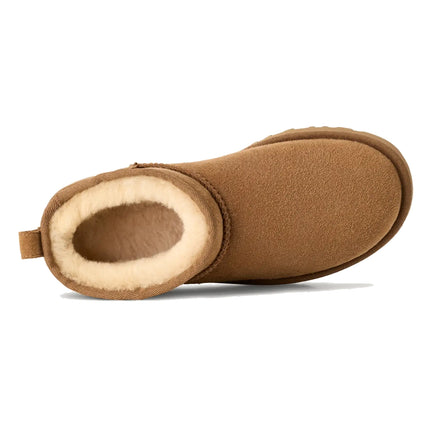 UGG Classic Ultra Mini kadın botu, kahverengi (chestnut) süet