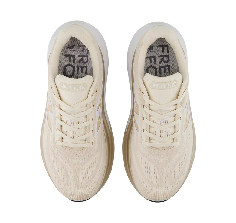 New Balance Women's Fresh Foam X More v6 Permafrost with Bisque and NB 103 White WMORLB6