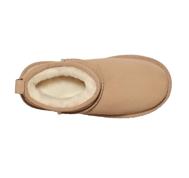 UGG Classic Ultra Mini Platform çocuk botu, bej (sand) süet