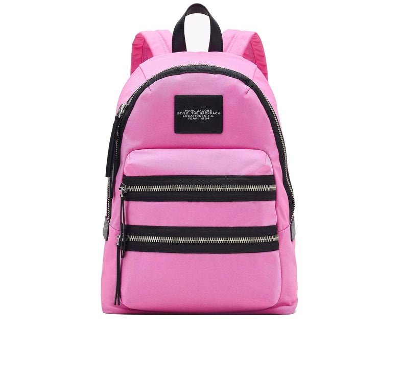 Marc Jacobs Women's The Biker Nylon Large Backpack Bow Pink