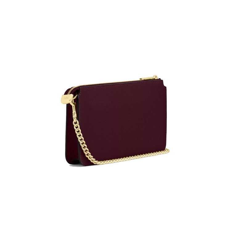 Coach Women's Poppy Crossbody Bag Gold/Dark Wine