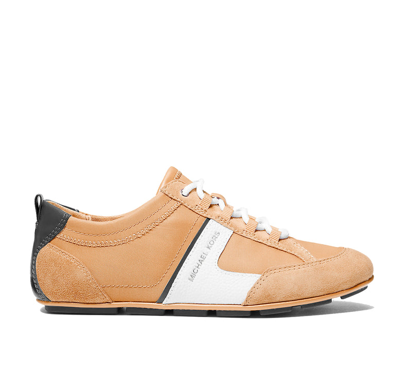 Michael Kors Women's Keely Leather Trainer Peanut
