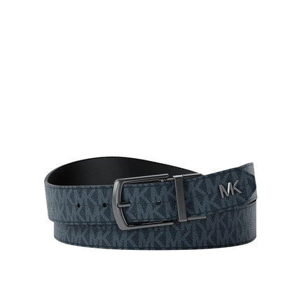 Michael Kors Unisex Cut To Size Reversible Belt Admiral/Pale Blue