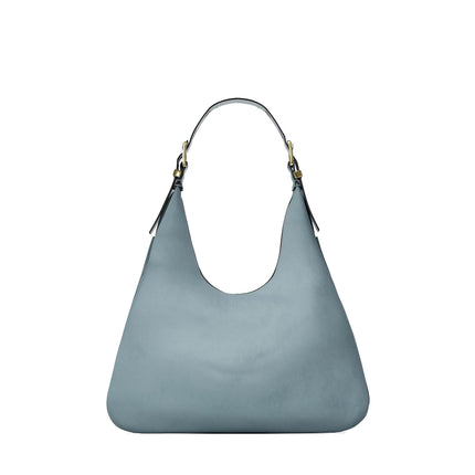 Michael Kors Women's Nolita Large Nubuck Hobo Shoulder Bag Chambray