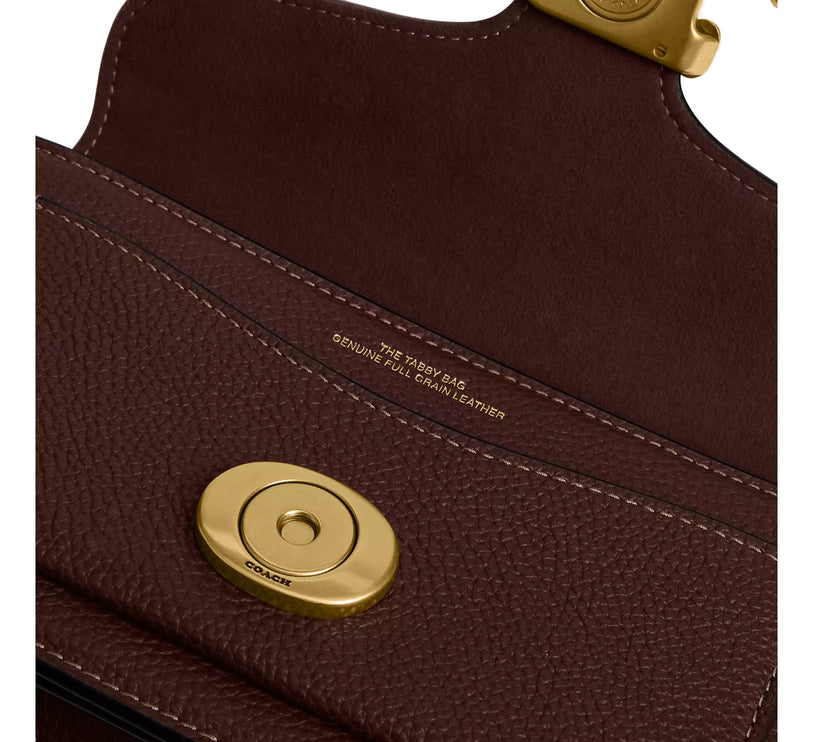 Coach Women's Tabby Chain Crossbody Bag 19 Brass/Maple