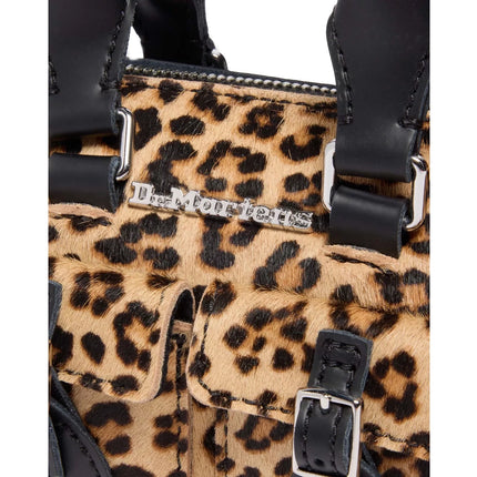 Dr. Martens Mini Top Handle Leopard Print Bag Black/Tan