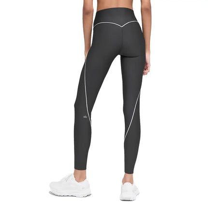 alo Women's Airlift High-Waist Haven Legging Anthracite/White