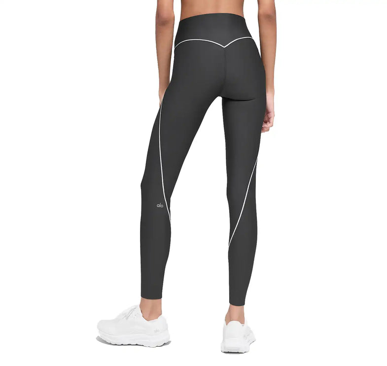 alo Women's Airlift High-Waist Haven Legging Anthracite/White