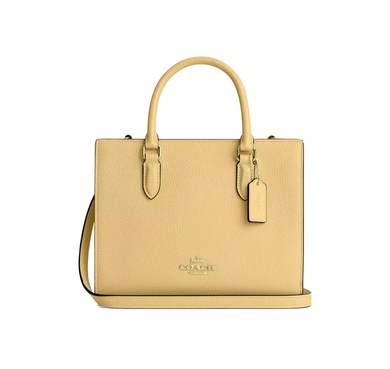 Coach Women's Maggie Small Tote Bag Gold/Vanilla