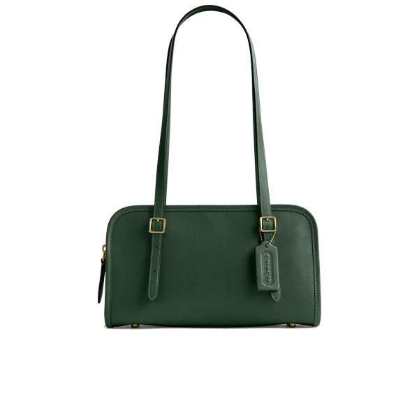 Coach Women's Swing Zip Bag Brass/Hunter Green