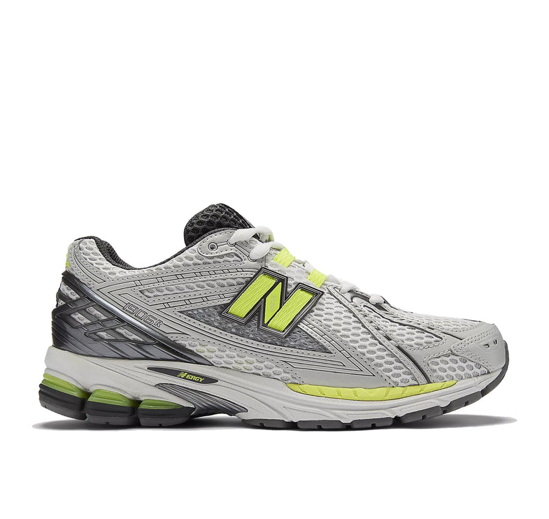 New Balance 1906R Light Silver Metallic with Alkaline Green U190652H