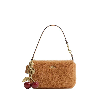 Coach Women's Nolita 19 In Shearling Gold/Natural