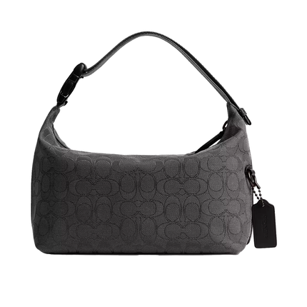 Coach Unisex Travel Kit With Speedclip In Signature Jacquard Black