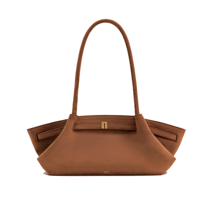 JW PEI Women's Hana Wide Faux Suede Tote Bag - Brown
