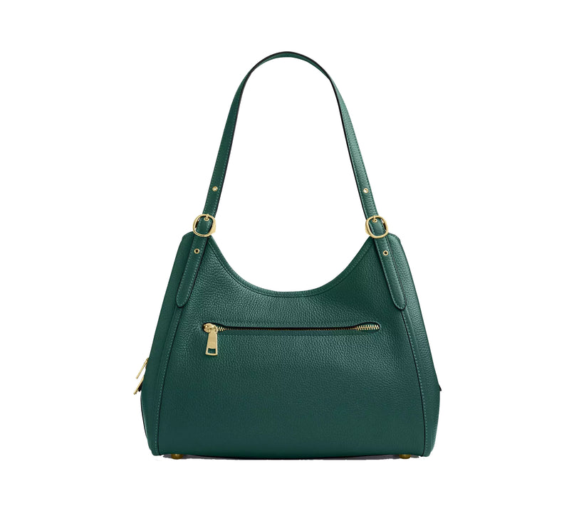 Coach Women's Erin Shoulder Bag Gold/Emerald