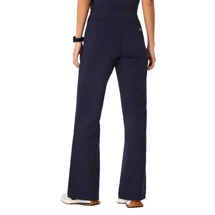 FIGS Women's High Waisted Isabel Wide Leg Scrub Pants Navy