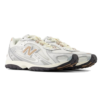 New Balance 204L Silver Metallic with Flat Taupe U204LSWA