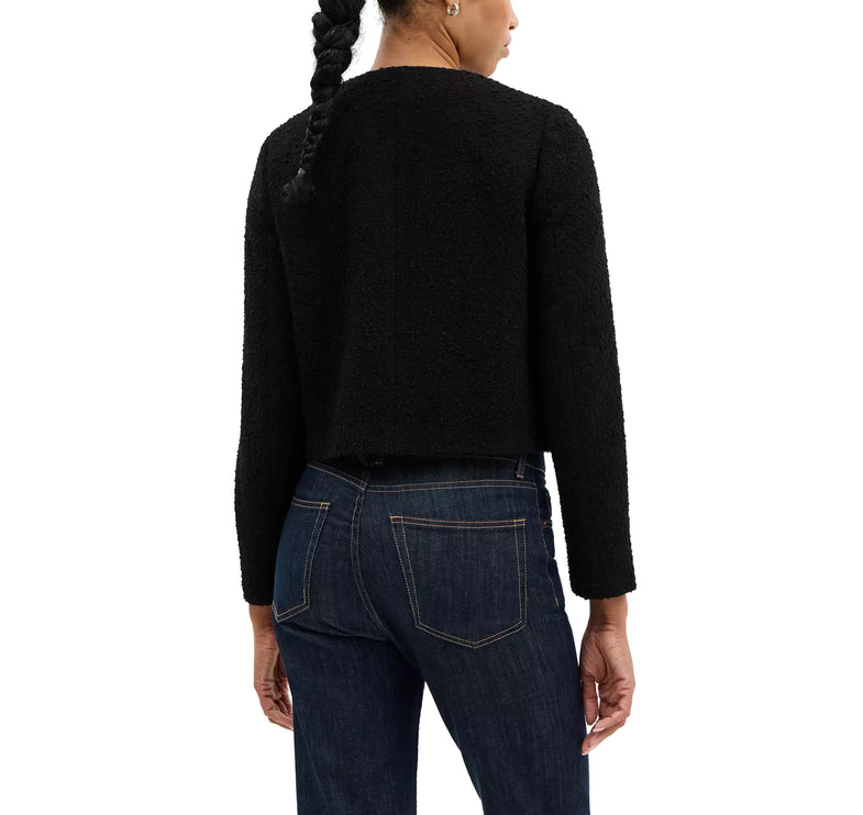 Coach Women's Boucle Cardigan Jacket Black