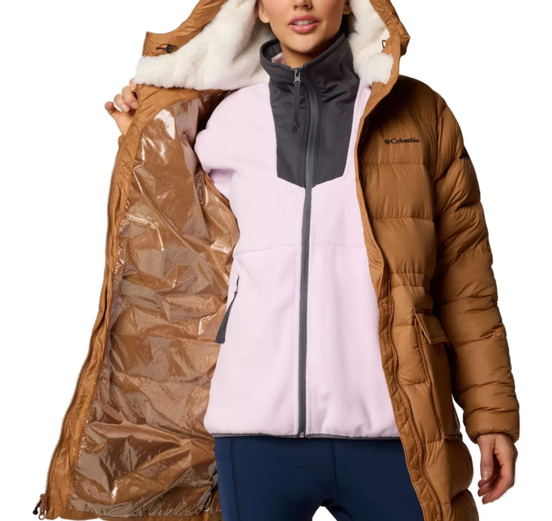 Columbia Women's Harmony Falls Mid Down Jacket Camel Brown
