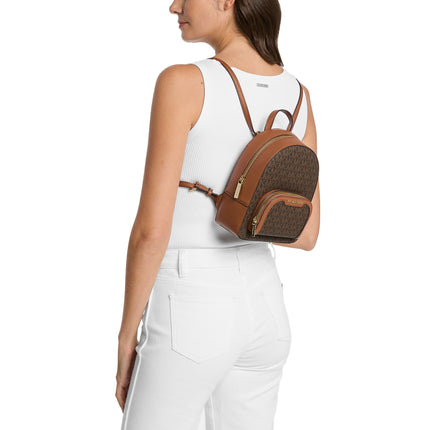 Michael Kors Women's Jaycee Extra-Small Signature Logo Backpack Brown