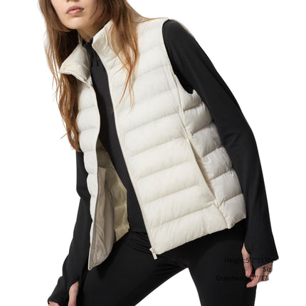 Uniqlo Women's Pufftech Vest 01 Off White