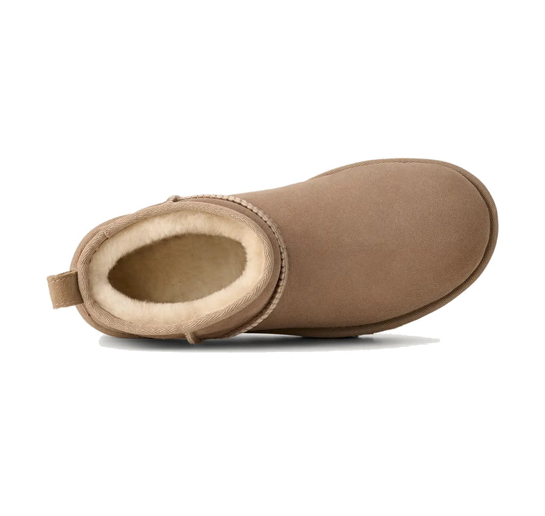 UGG Classic Ultra Mini kadın botu, bej (sand) süet
