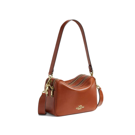 Coach Women's Carey Crossbody Bag Gold/Cinnamon
