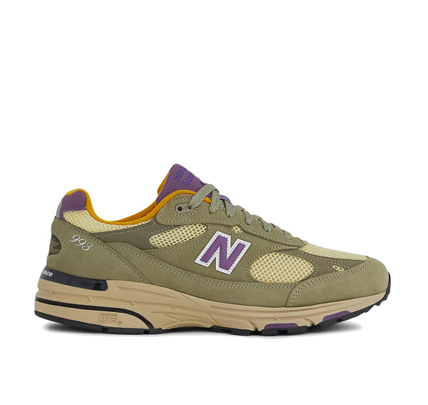 New Balance Made in USA 993 Olive Leaf with Maize U993OL