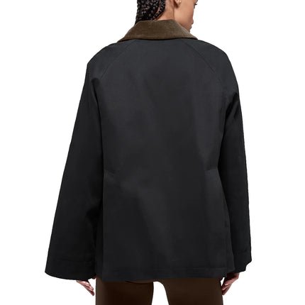 alo Women's Twill Barn Jacket Black/Espresso