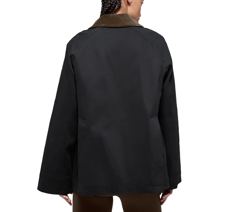 alo Women's Twill Barn Jacket Black/Espresso