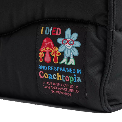 Coach Women's Coachtopia Loop Tote With Wavy Quilting Black