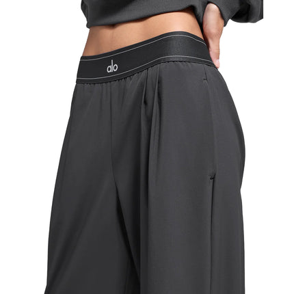 alo Women's Suit Up Trouser (Long) Anthracite