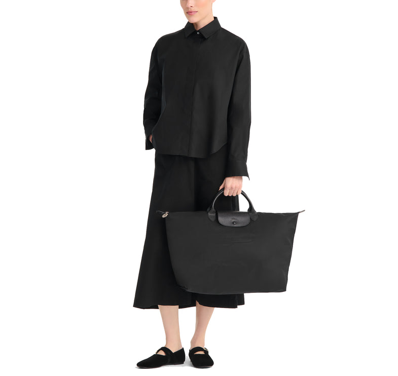 Longchamp Women's Le Pliage One L Travel Bag Black