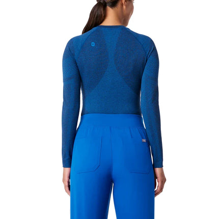 FIGS Women's Salta Seamless Longsleeve Underscrub Royal Blue