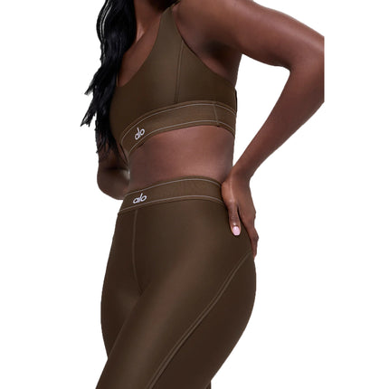 alo Women's Airlift Suit Up Bra Espresso