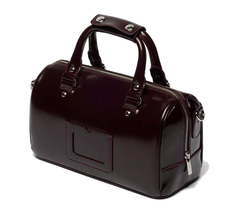 Dr. Martens Top Handle Rub Off Leather Bag Cherry Red