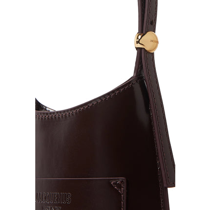 Jacquemus Women's The Bisou Phone Pouch Dark Burgundy