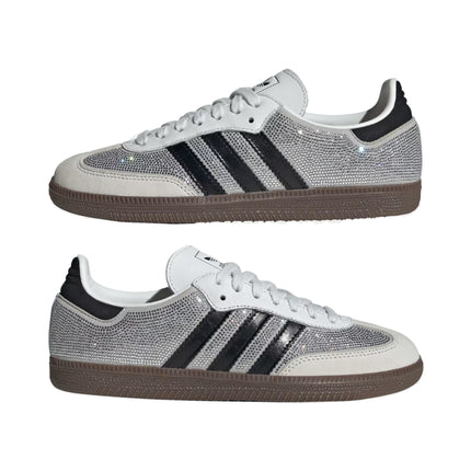 Adidas Samba OG Crystal Shoes Crystal White/Core White/Silver Metallic IH9055