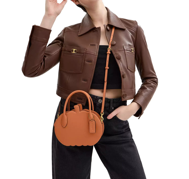 Coach Women's Pumpkin Bag Brass/Faded Orange