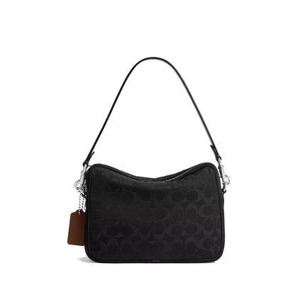 Coach Unisex Dakota Crossbody Bag In Signature Nylon Black