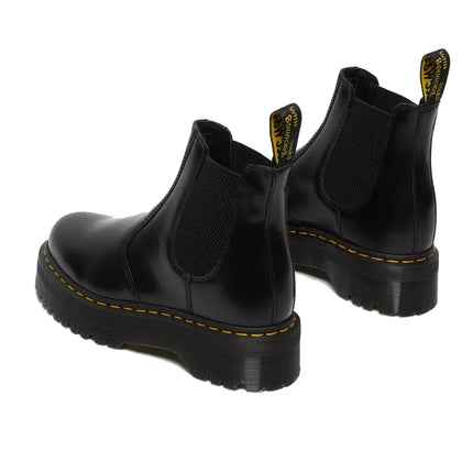 Dr. Martens Women's 2976 Polished Smooth Platform Chelsea Boots Black - İndirim