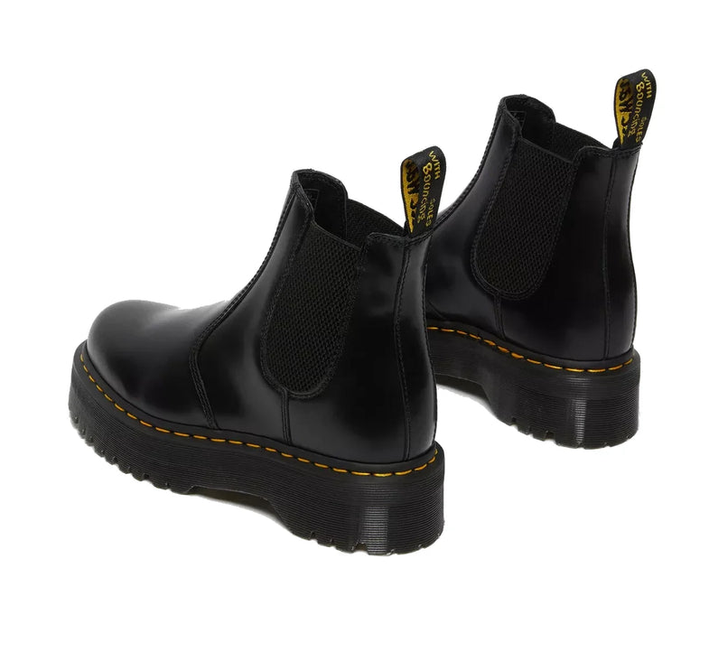 Dr. Martens Women's 2976 Polished Smooth Platform Chelsea Boots Black - İndirim