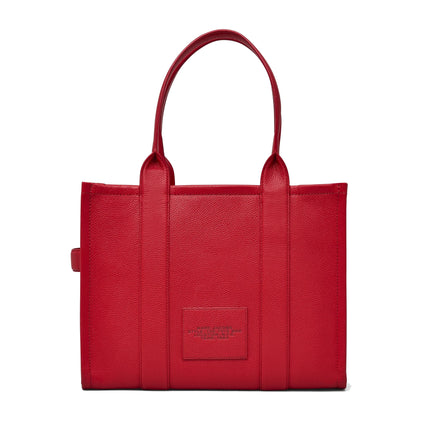 Marc Jacobs Women's The Leather Large Tote Bag True Red